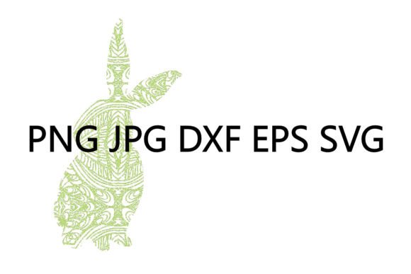 Bunny DXF Decorative Lime Set of 6: A Multipurpose Design Resource for Creative Projects