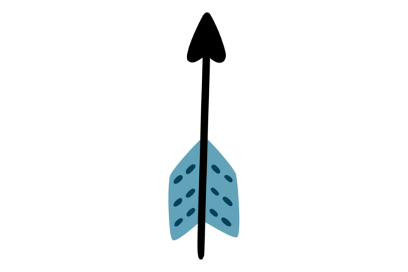Decorative Arrow. Hand Drawn Boho Style – A Versatile Design Element for Creative Projects