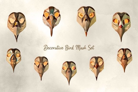 Decorative Bird Mask Set: A Must-Have for Creative Projects