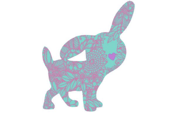 Decorative Cute Bunny Cut Files Set of 6: A Versatile Resource for Modern Creators