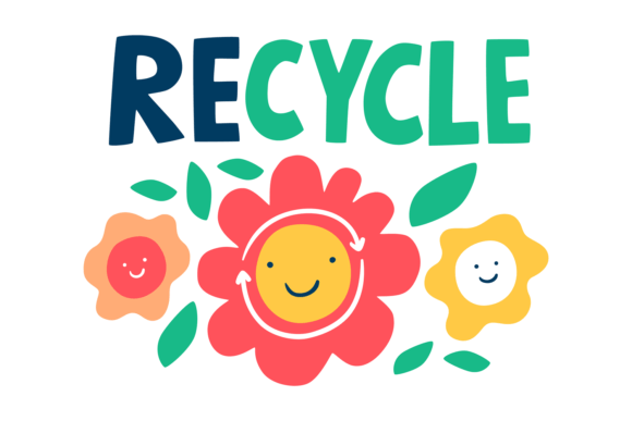 Decorative Cute Recycle Label Template: A Stylish Way to Promote Sustainability