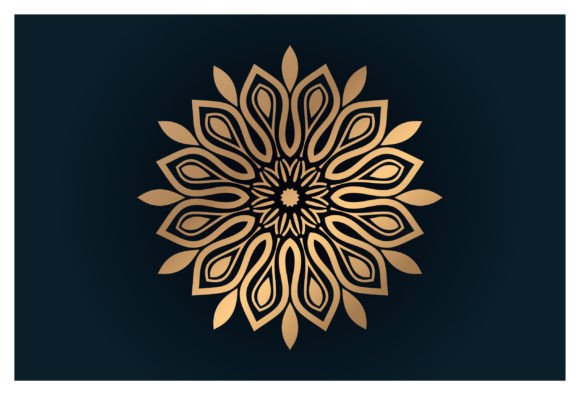 Decorative Golden Luxury Circular: Strategic Use in Design and Branding