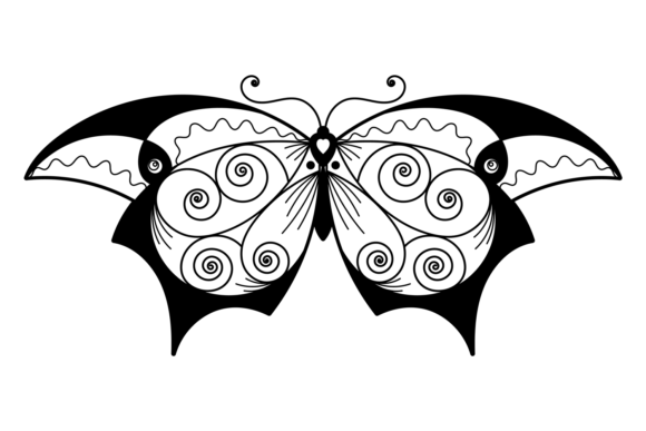 Decorative Ornate Pattern Wings Moth: A Symbol of Elegance in Nature and Design