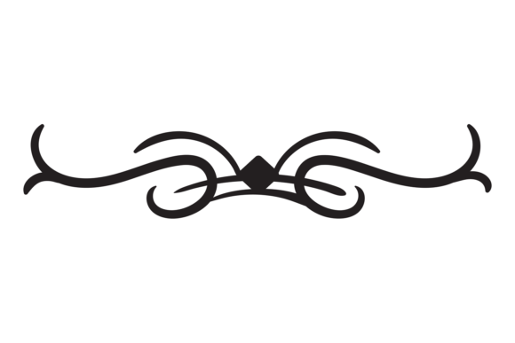 Decorative Page Divider. Black Line Curv: A Subtle Yet Powerful Design Element