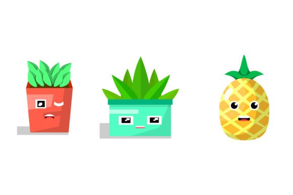 Decorative Plants Yellow Pineapple: A Vibrant Design Element for Creative Projects