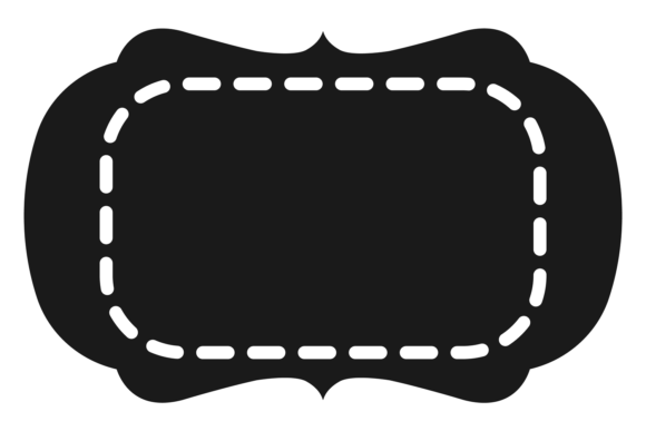 Empty Black Patch: A Versatile Decorative Emblem for Design Professionals