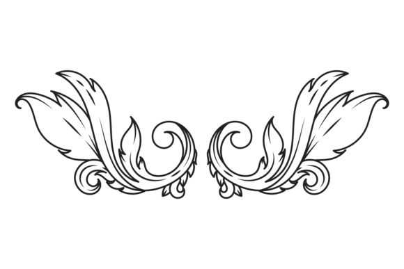 Flourish Filigree Leaves: The Art of Decorative Ornate Swirls in Design