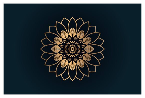 Luxury Mandala Design Decorative Element: A Sophisticated Addition to Creative Projects