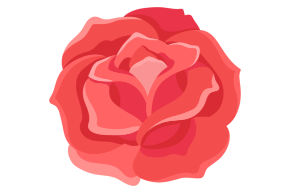 Red Rose Element: A Timeless Decorative Botany Asset for Designers and Creators