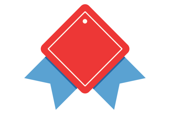 Square Badge. Color Decorative Empty Lab: A Design Asset for Creatives and Professionals