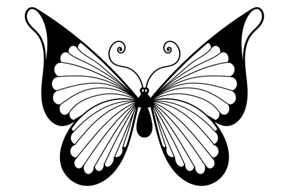 Strategic Use of the Butterfly Black Decorative Element for Design and Branding