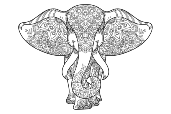 The Elephant Shape with Decorative Zen Pattern: A Symbol of Sophistication in Modern Design