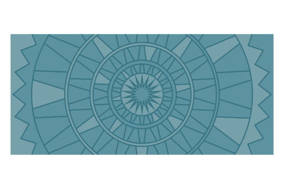 Understanding Decorative Radial Pattern Backgrounds: A Guide to Geometric Blue Designs